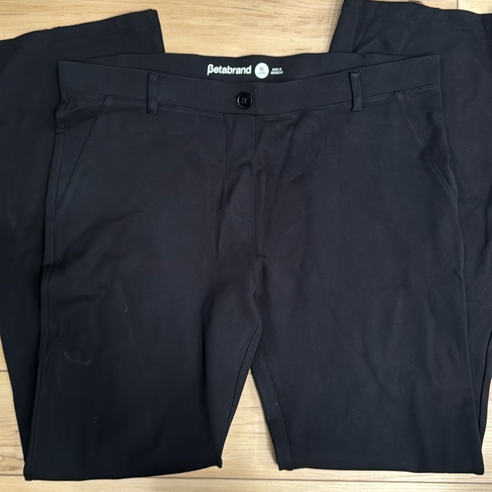 Betabrand Dress pant yoga pants black